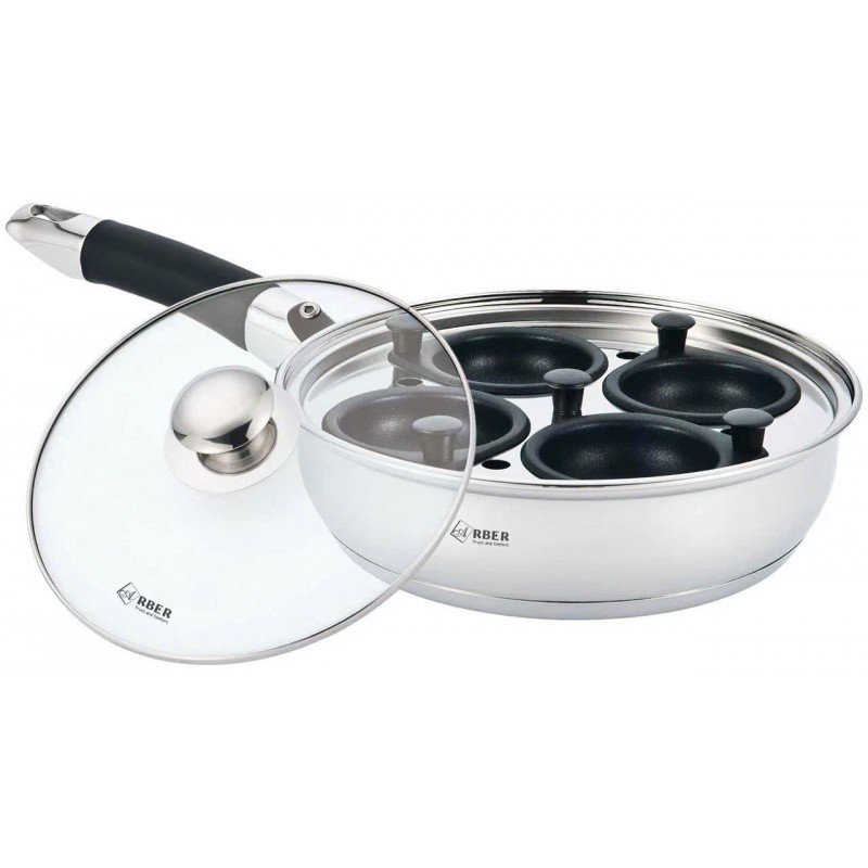 Chảo chiên trứng chống dính 4 ngăn Arber AN-01BT