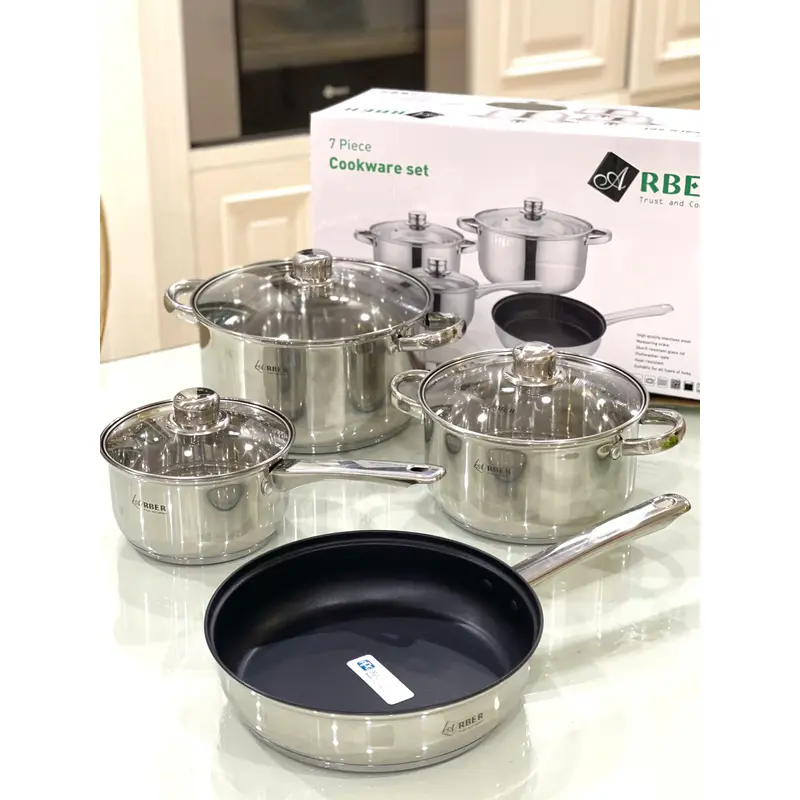 Bộ nồi inox 3 đáy AN-04C — ảnh 2