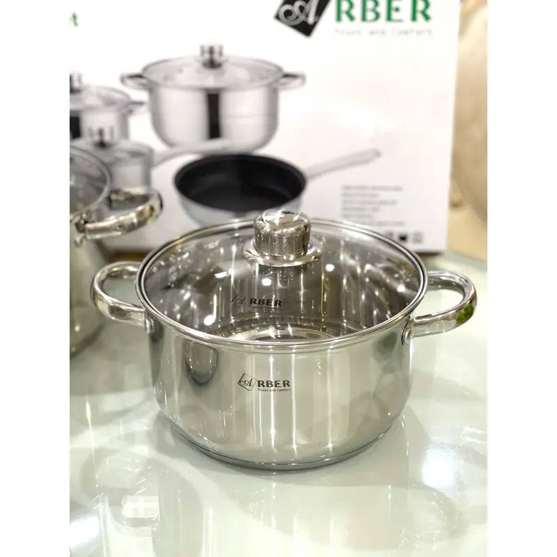 Bộ nồi inox 3 đáy AN-04C — ảnh 3