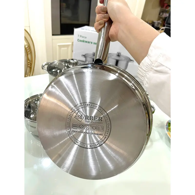 Bộ nồi inox 3 đáy AN-04C — ảnh 4